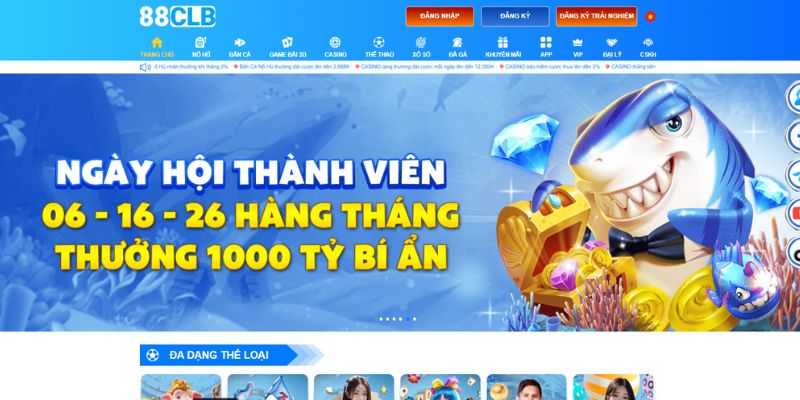 Thông tin mới nhất về sân chơi 88CLB